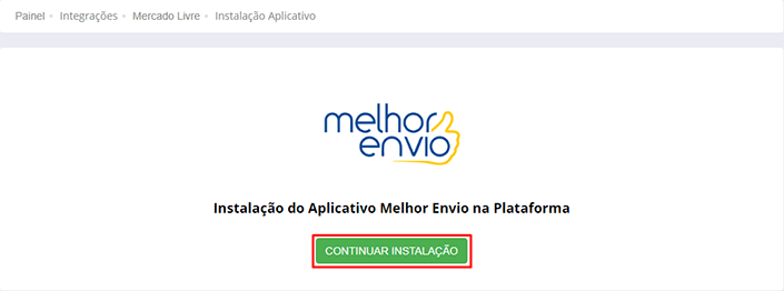 Instalação App