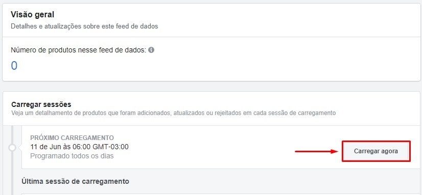 Recarregar feed