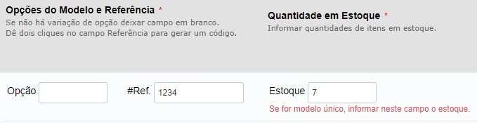Referência no Cadastro Avançado