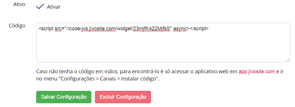 Script JivoChat