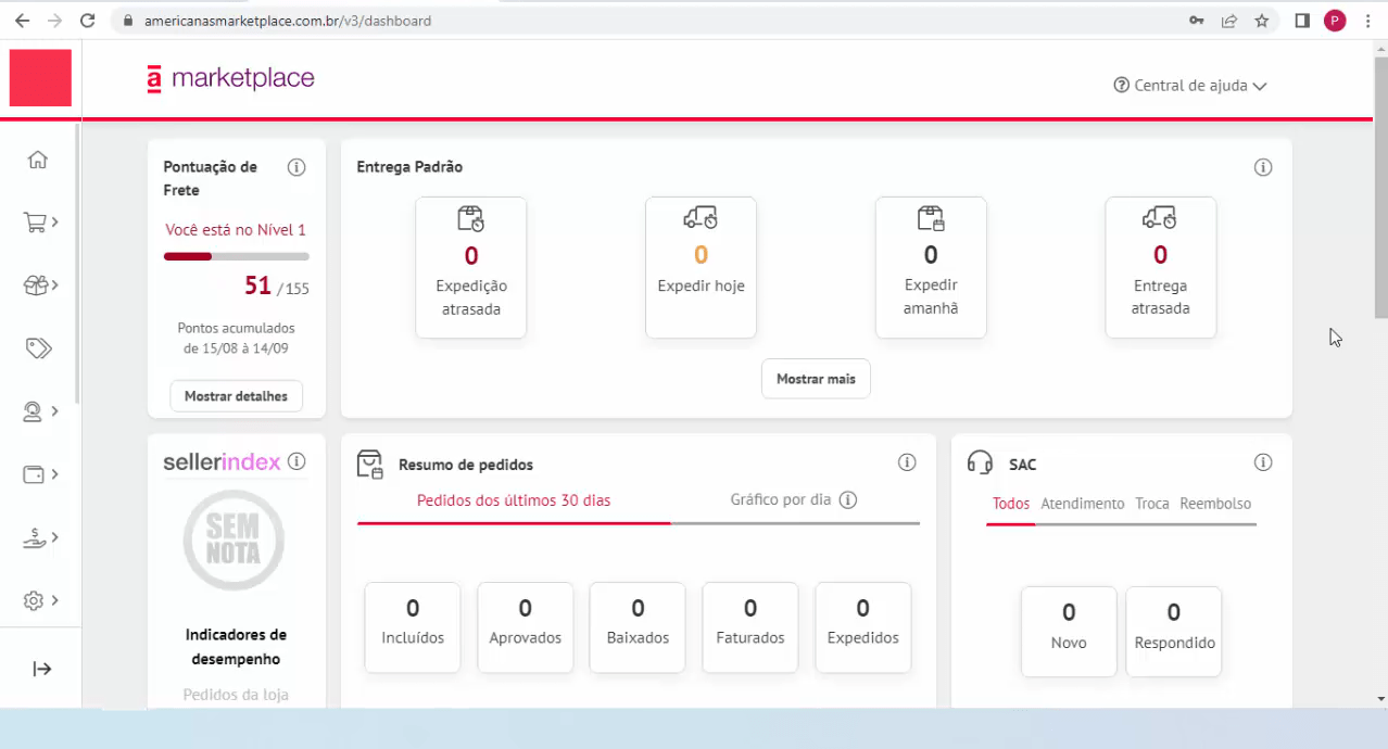 como vender na americanas marketplace passo 3